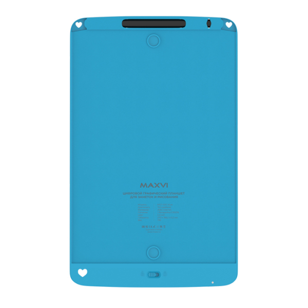 Купить LCD планшет для заметок и рисования Maxvi MGT-02С blue